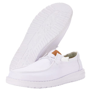 Hey Dude - Wendy Stretch Canvas Slip On Shoe White