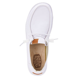 Hey Dude - Wendy Stretch Canvas Slip On Shoe White