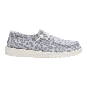 Hey Dude - Wendy Stretch Jersey Leopard Grey Ladies
