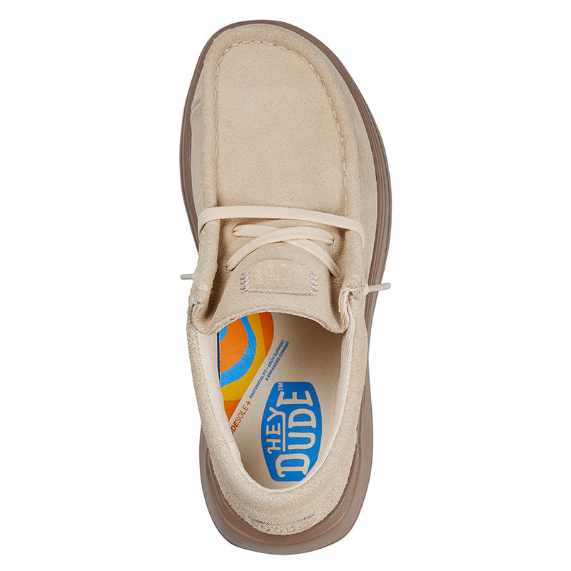 Hey Dude - Wendy X Suede Slip On Shoe Blush