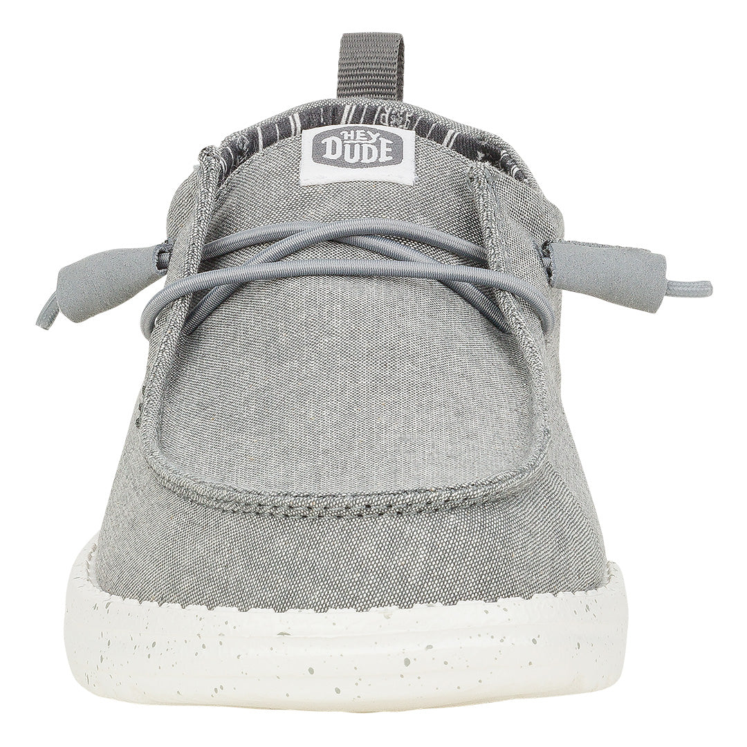 Hey Dude Wendy Moccasin Chambray Grey Krystal Waters Krystal Waters