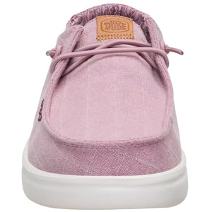 Hey Dude - Wendy Rise Chambray Grid Rose Purple Women Shoe
