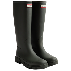 Hunter - Downpour Tall Wellington Boots Women Dark Olive