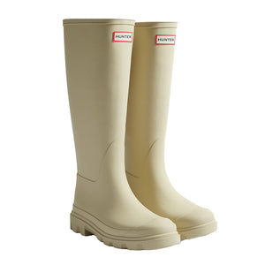 Hunter - Downpour Tall Wellington Boots Women Gravel