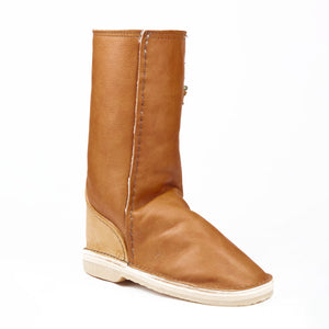 In-Step - Full Leather Sheepskin Boot Extra Length