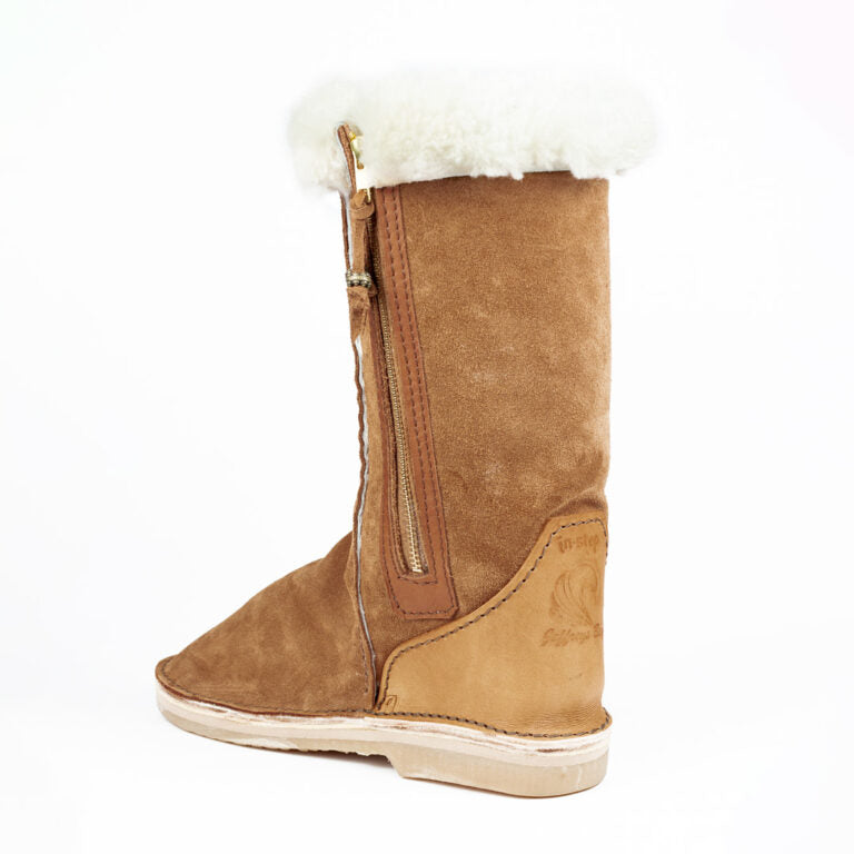 In-Step - Full Suede Sheepskin Boot Extra Length