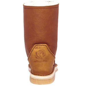 Instep Leather - Full Leather Sheepskin Boot Tan