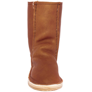 Instep Leather - Full Leather Sheepskin Boot Tan