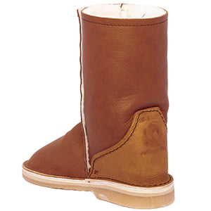 Instep Leather - Full Leather Sheepskin Boot Tan
