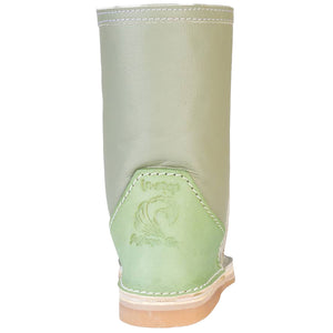 Instep Leather - Full Leather Sheepskin Boot Sage