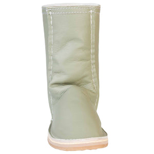 Instep Leather - Full Leather Sheepskin Boot Sage