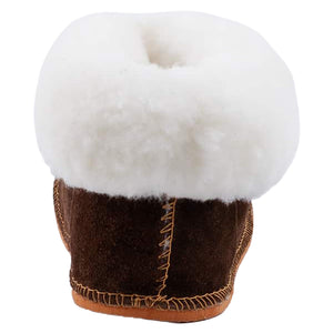 Instep Leather - Sheepskin Suede Slipper Cognac