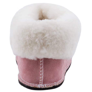 Instep Leather - Sheepskin Suede Slipper Pink