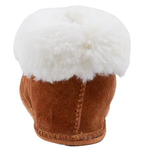 Instep Leather - Sheepskin Suede Slipper Tan