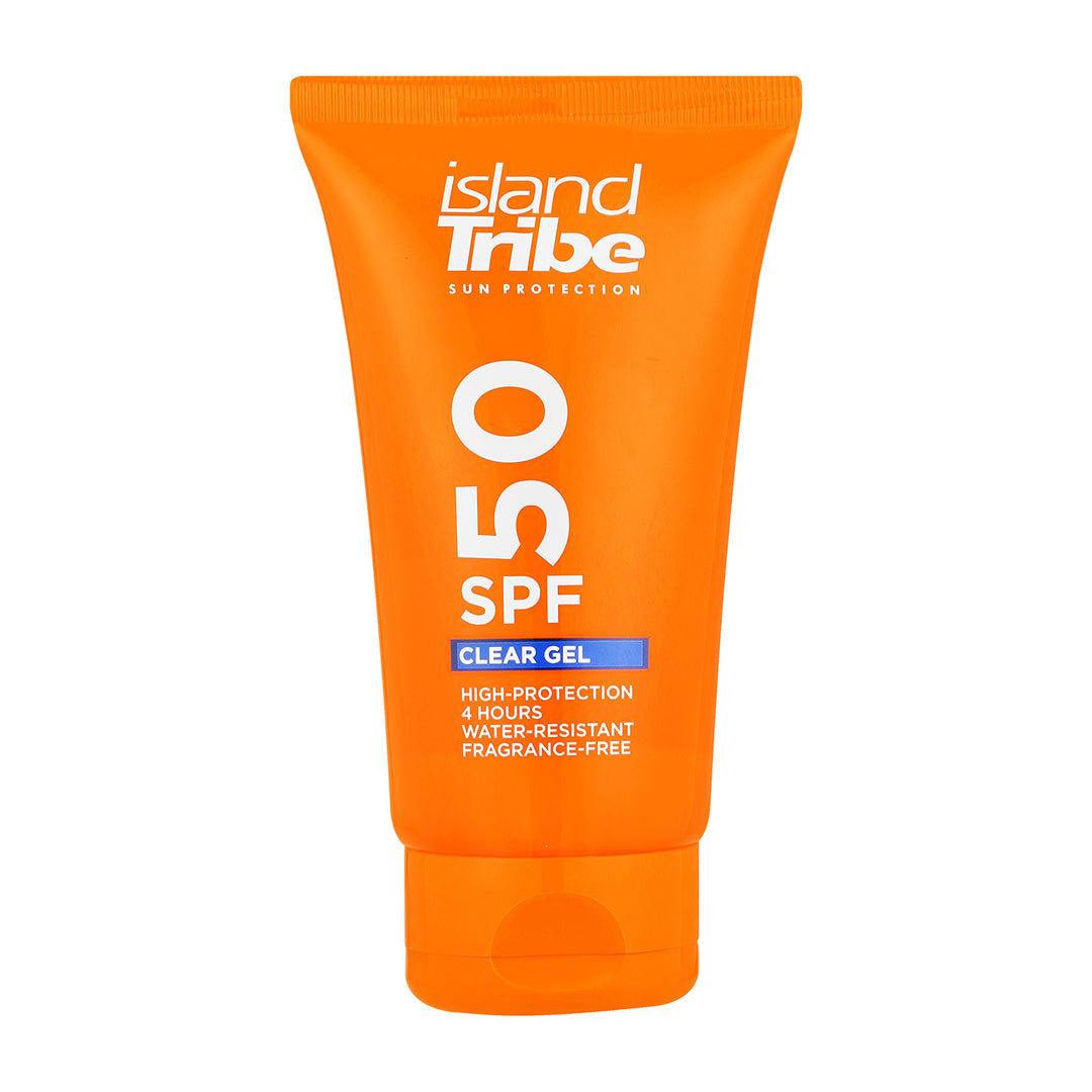 Isnd Sunscreen Island Tribe Clear Gel Sun Suncreen SPF 50 - Krystal Waters – Krystal ...