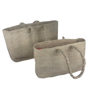 J Importers - Sisal Rectangular Shoulder Bag Natural