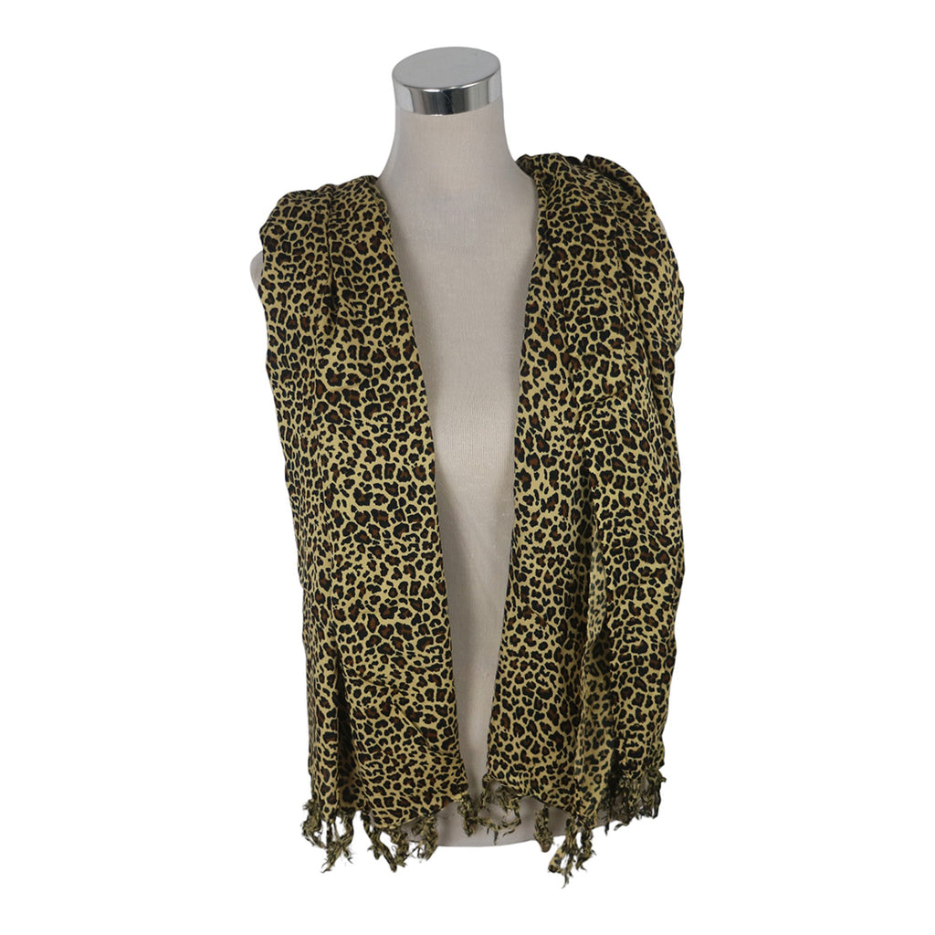 J Importers - Printed Sarong Cheetah Brown