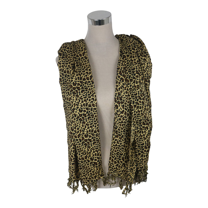 J Importers - Printed Sarong Cheetah Brown
