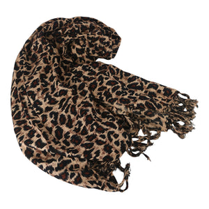 J Importers - Printed Sarong Leopard Brown