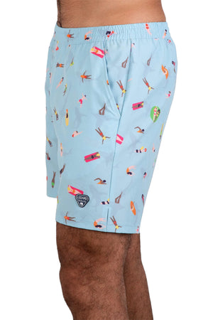 Lizzard - Cruiser Elasticated Boardie Mens Jaws