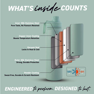 Lizzard - Flask 530ML Unisex Green