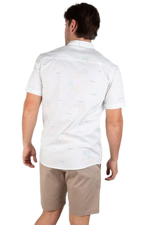 Lizzard - Endolito Button Up Shirt Mens Cannoli Cream