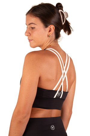 Lizzy - Julien 26 Athletic Sport Bra Womens Black