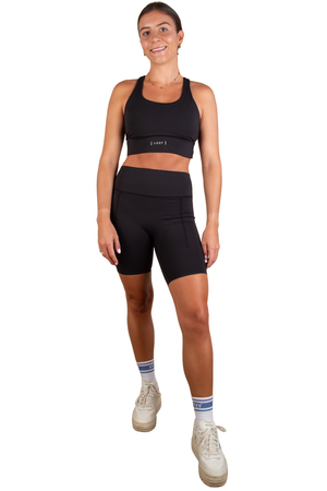 Lizzy - Julien 26 Athletic Sport Bra Womens Black