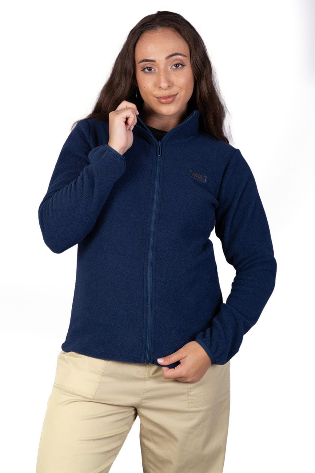 Lizzy - Marrtie Zip Thru Micro Fleece Top