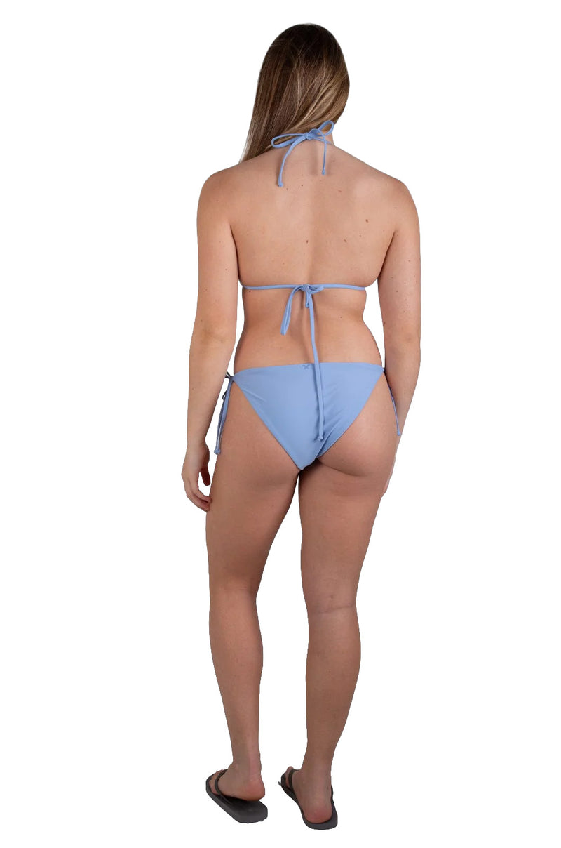 Lizzy -  Levine Triangle Bikini Top Cornflower