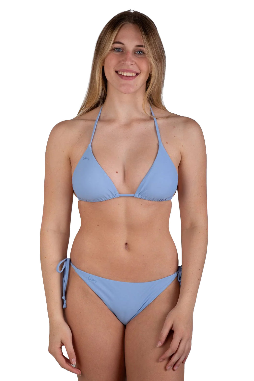 Lizzy -  Levine Triangle Bikini Top Cornflower