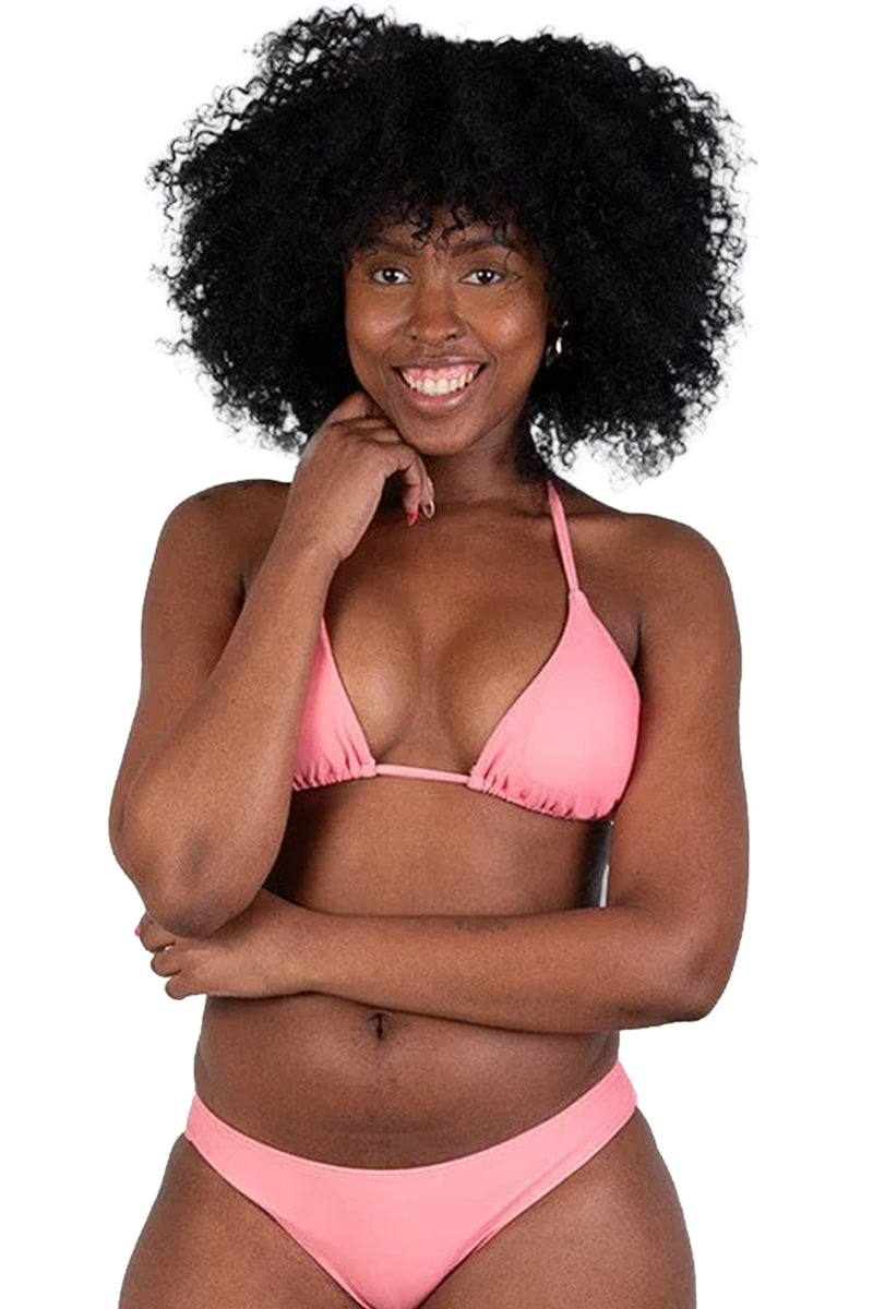 Lizzy -  Levine Ladies Bikini Top Coral