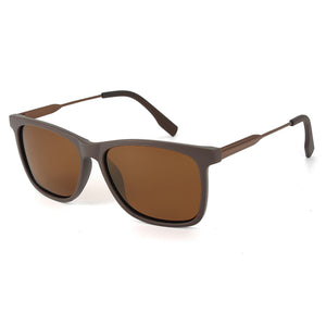 Lundun - Mens Polarised Rectangular Sunglasses L8136