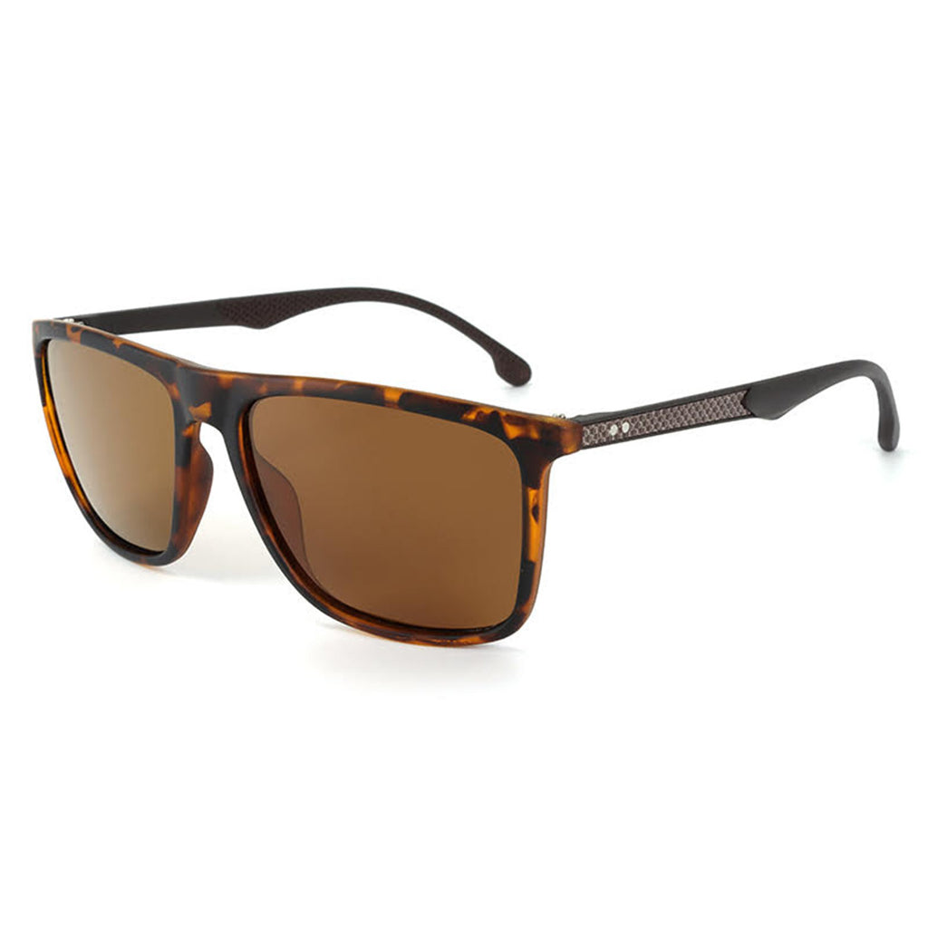 Lundun - Mens Polarised Rectangular Sunglasses L8081