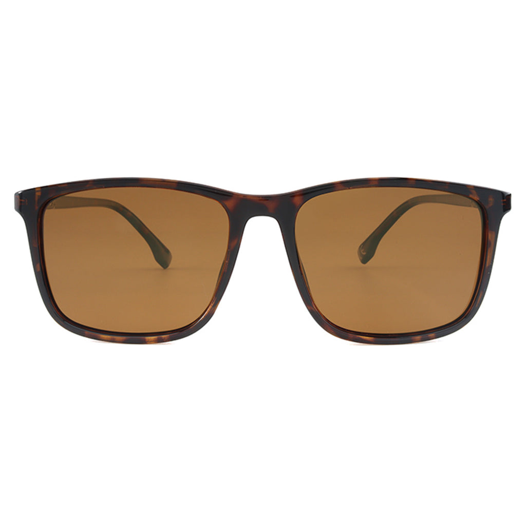 Lundun - Mens Polarised Rectangular Sunglasses L8677