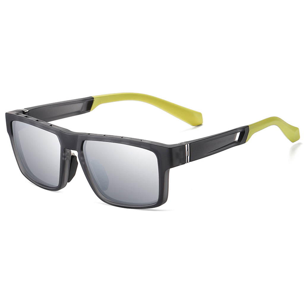 Lundun - Mens Polarised Rectangular Glasses L8830