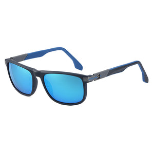 Lundun - Mens Revo Reflective Polarised Rectangular Glasses L9245