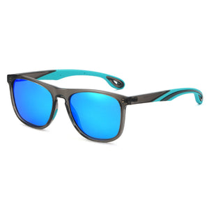 Lundun - Mens Revo Reflective Polarised Rectangular Glasses L9350