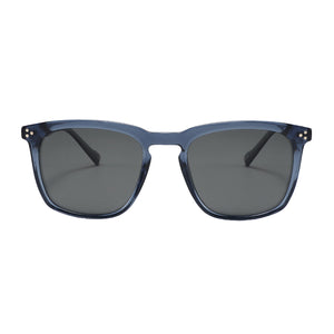 Lundun - Unisex Sunglasses Transparent Blue Smoke L9999