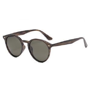 Lundun - Unisex Sunglasses Stripe Green L9888