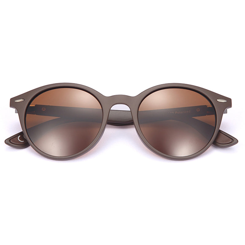 Lundun - Unisex Polarised Round Sunglasses L8330