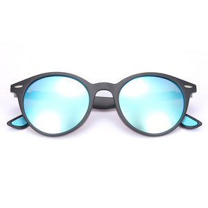 Lundun - Unisex Revo Reflective Polarised Round Glasses L8112