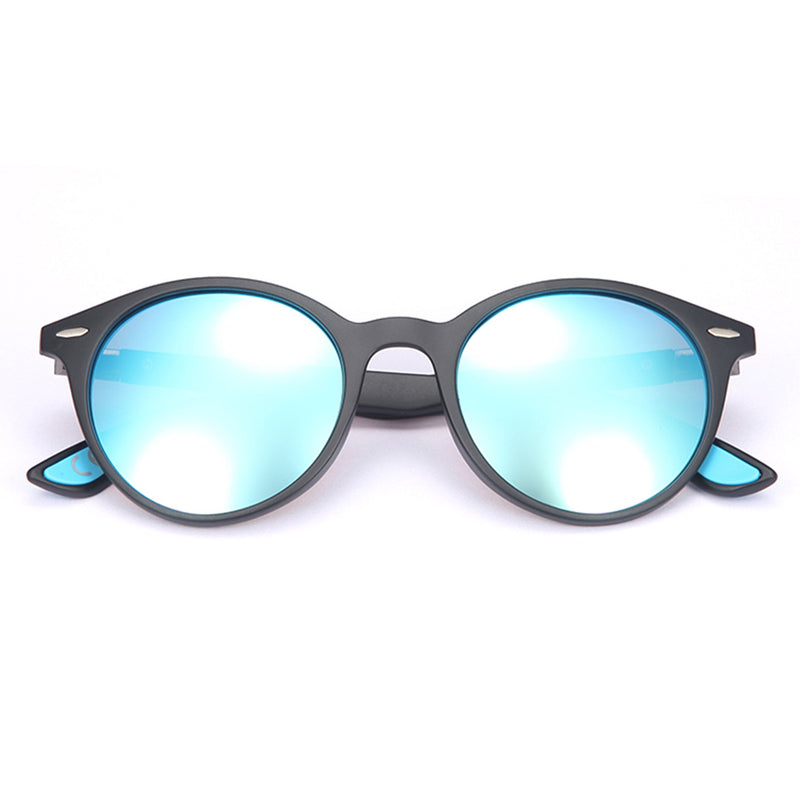 Lundun - Unisex Revo Reflective Polarised Round Glasses L8112