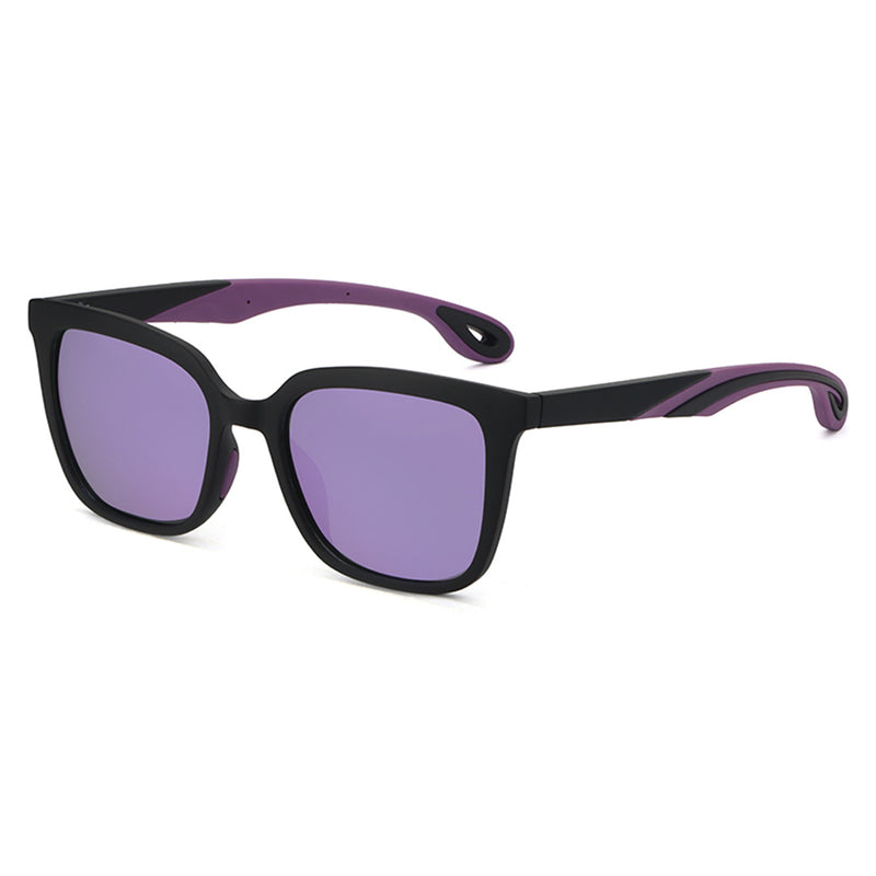 Lundun - Unisex Revo Reflective Polarised Square Glasses L9344