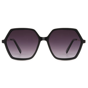 Lundun - Unisex Polarised Hexagonal Sunglasses L8762