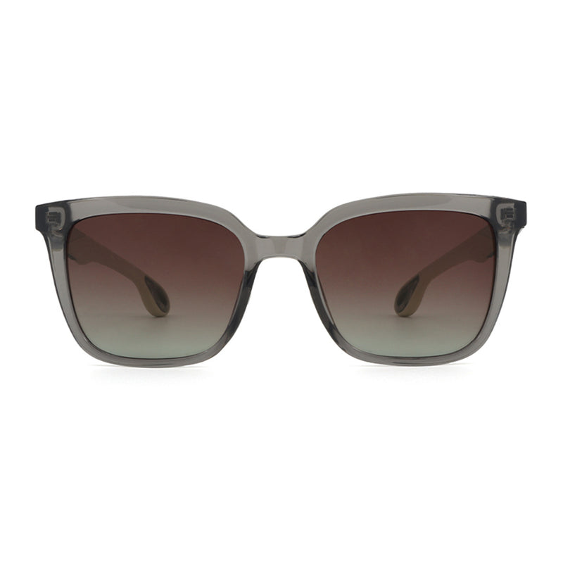 Lundun - Womens Polarised Rectangular Pointed Glasses L9346