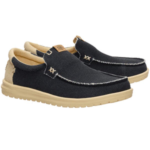 Hey Dude - Mikka Braided Mens Slip On Shoe Black