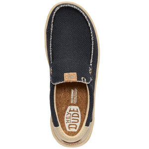 Hey Dude - Mikka Braided Mens Slip On Shoe Black