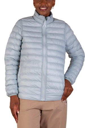 Lizzy - Molleigh Reversible Puffer Jacket Womens Blue/Green