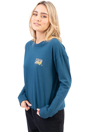 O'Neill - Daisy Daze Long Sleeve Tee Womens Washed Slate
